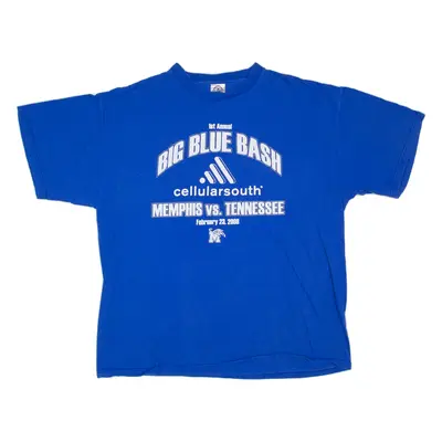 DELTA Big Blue Bash Memphis vs Tennessee USA T-Shirt Blue Short Sleeve Mens XL