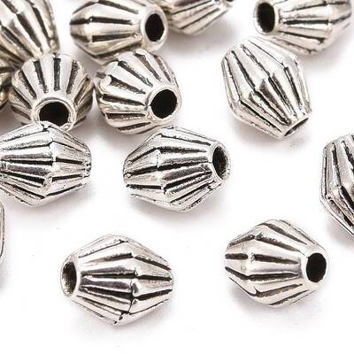 Tibetan Style Alloy Spacer Beads