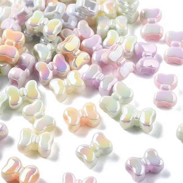 UV Plating Opauqe Acrylic Beads