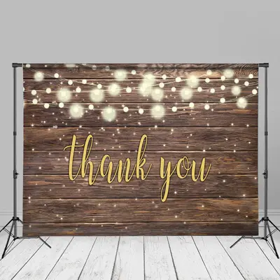 Thank You Simple Wooden Fathers Day Backdrop For Photo - Aperturee