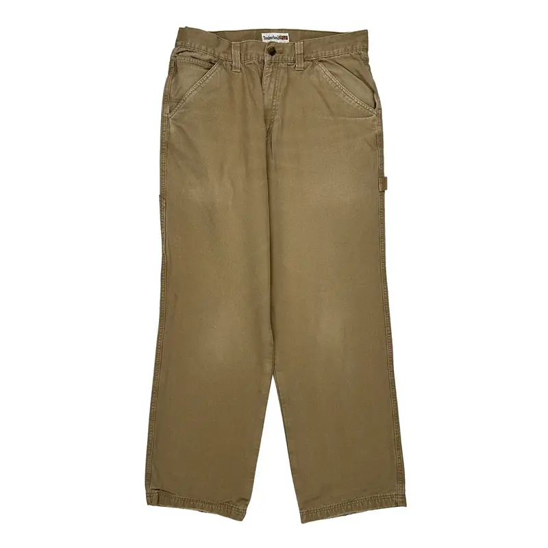 Timberland Carpenter Trousers - 32? Waist Beige Cotton