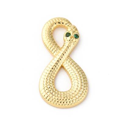 Brass Pave Clear Cubic Zirconia Pendants