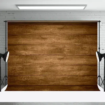Brown Wood Grain Retro Wall Backdrop For Photography - Aperturee