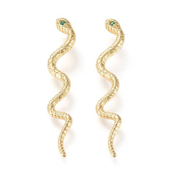 Brass Micro Pave Cubic Zirconia Big Pendants