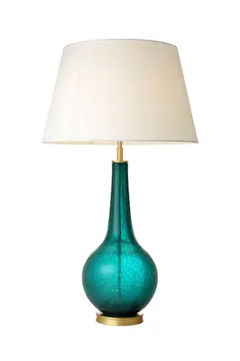 Turquoise Glass Table Lamp | Eichholtz Massaro