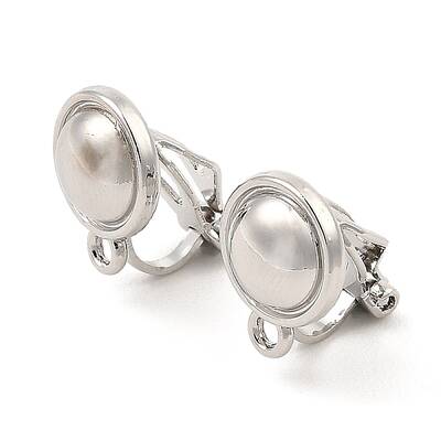 Alloy Clip-on Earring Findings