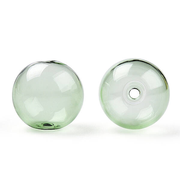 Transparent Blow High Borosilicate Glass Globe Beads