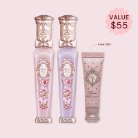 Flower Knows Berried Kiss Duo - 2 Viral Berry-Tint Lip Glosses for Plump, Glossy Lips & Hydrating Lip Mask Makeup Lipstick, l...