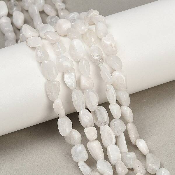 Natural Rainbow Moonstone Beads Strands