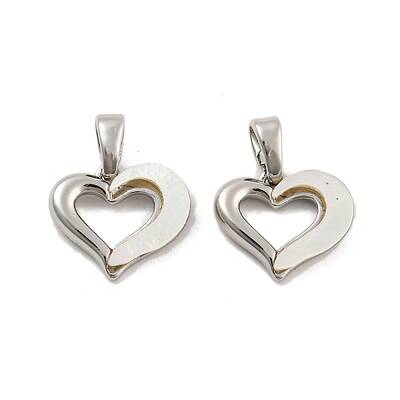 Brass Pave Shell Charms