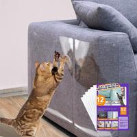 AISOON 60 Pcs Cat Scratch Furniture Protector Single Side Couch Protector for Cats, Self-Adhesive Cat Tape for Furniture,Cat ...