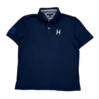 Tommy Hilfiger Polo Shirt - XL Navy Cotton