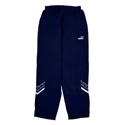 Puma Tracksuit - Large Navy Polyester