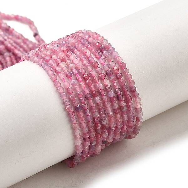 Natural Pink Tourmaline Beads Strands