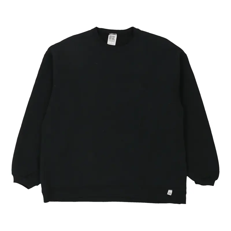 Made in U.S.A. Russell Athletic Sweatshirt - Large Black Cotton Blend