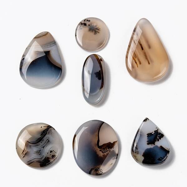 Natural Dendritic Agate Cabochons
