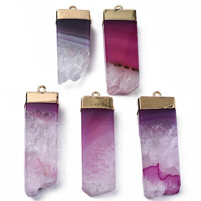 Natural Agate Pendants