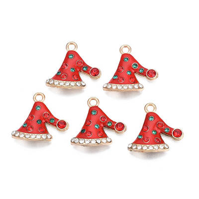 Rack Plating Alloy Enamel Pendants