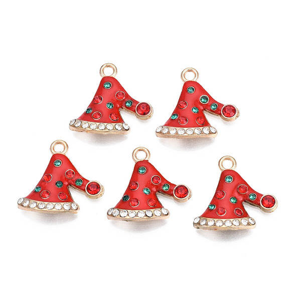 Rack Plating Alloy Enamel Pendants