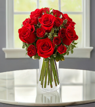 Red Romance Rose Bouquet