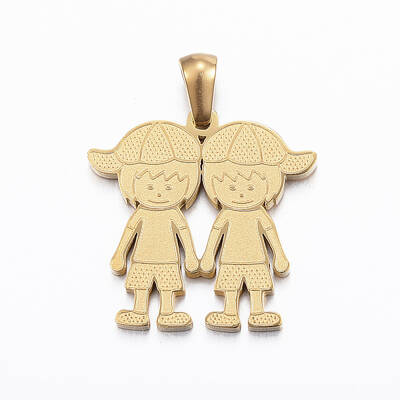 Ion Plating(IP) 304 Stainless Steel Pendants