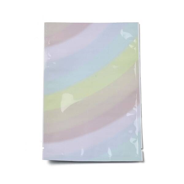 Rainbow Color Rectangle Plastic Bags