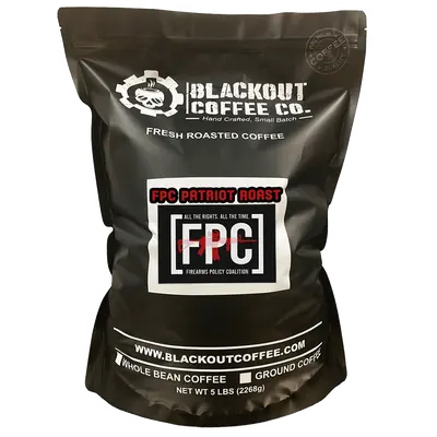 FPC Patriot [Medium] Roast Coffee 5 LB, WHOLE BEAN