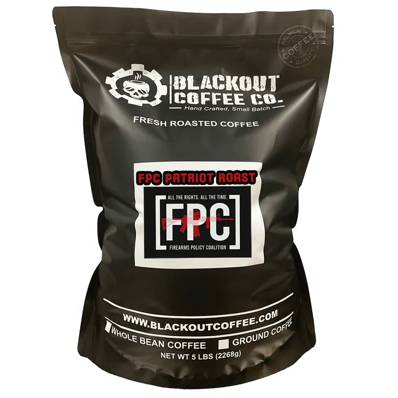 FPC Patriot [Medium] Roast Coffee 5 LB, WHOLE BEAN
