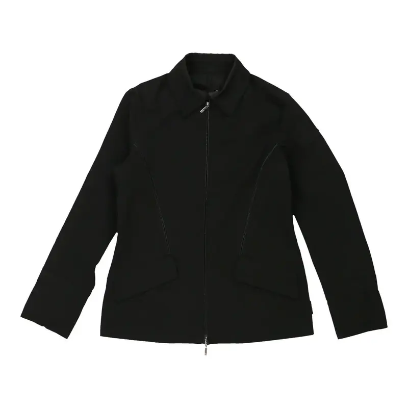 Moncler Jacket - Large Black Polyester Blend | Size: large