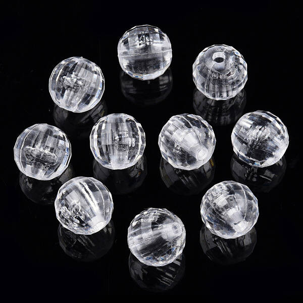 Transparent AS Plastic Beads