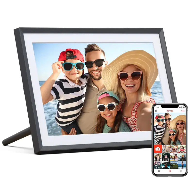ARZOPA WiFi Digital Photo Frame 10.1 Inch IPS Touchscreen Electronic Photo Frame with 32GB Frameo Digital Picture Frames Shar...