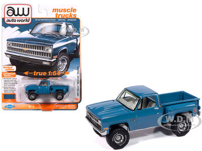 1981 Chevrolet Silverado Stepside Pickup Truck Blue \