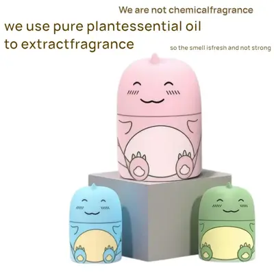 [Buy one get three]Toilet Bowl Cleaner Bottle, Cute Dinosaur-Shaped Bathroom Toilet Tank Cleaner with Ocean, Jasmine, and Pea...