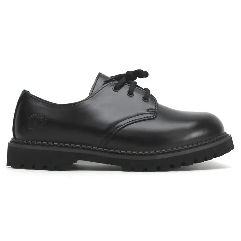 Grinders Percival CS Leather Unisex Lace Up Shoes - Black - Size:US 9.5 Women / 8 Men