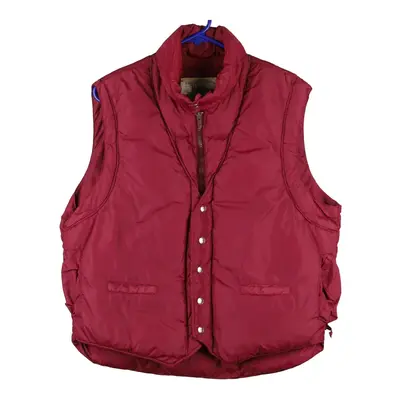 Charro Gilet - Large Red Polyester