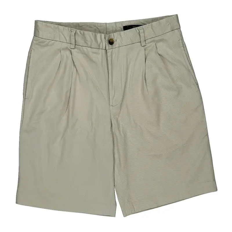 Greg Norman Shorts - 32W 10L Beige Cotton Blend