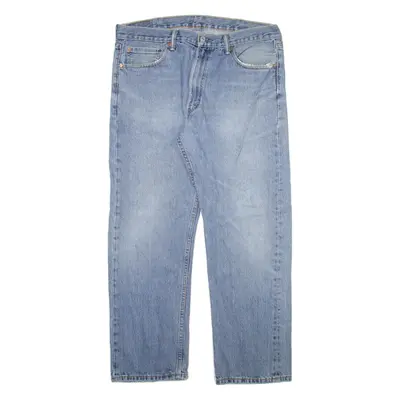 LEVI'S 505 Jeans Mens Blue Regular Straight W38 L30