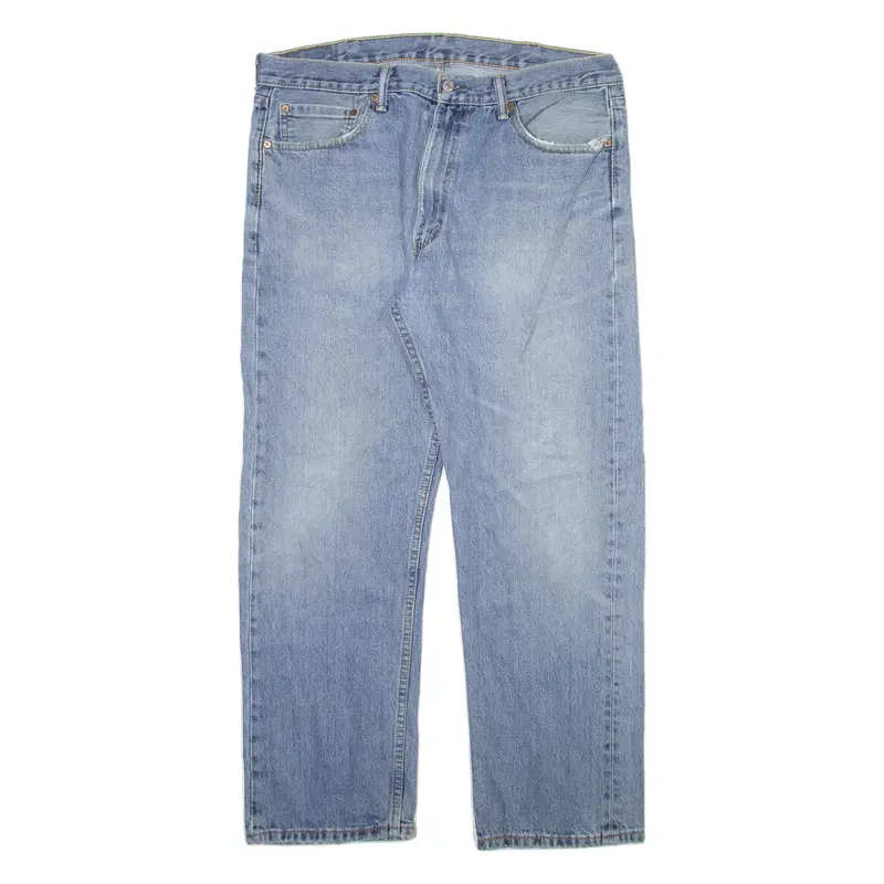LEVI'S 505 Jeans Mens Blue Regular Straight W38 L30