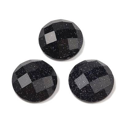 Synthetic Blue Goldstone Cabochons