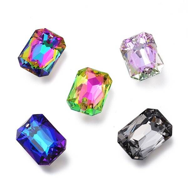 Glass Rhinestone Pendants