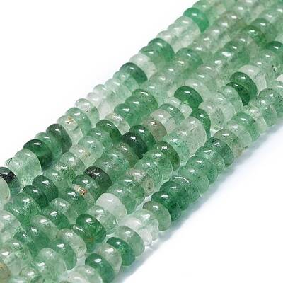 Natural Green Strawberry Quartz Beads Strands