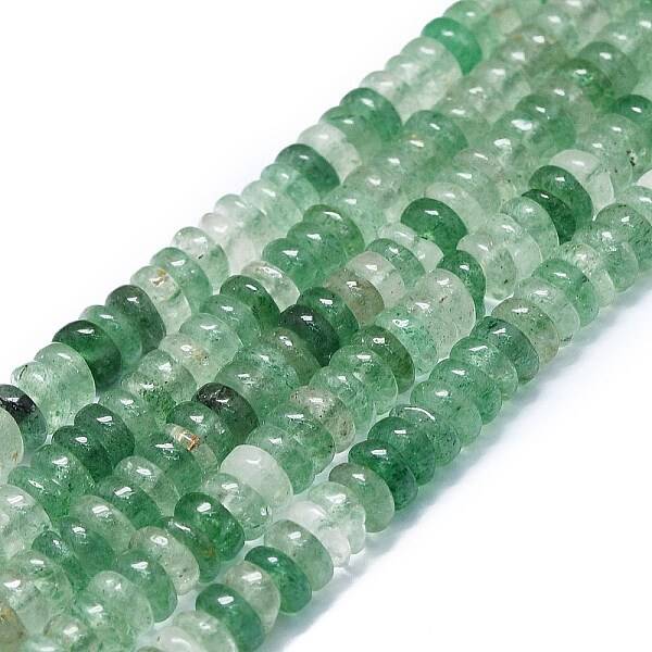 Natural Green Strawberry Quartz Beads Strands