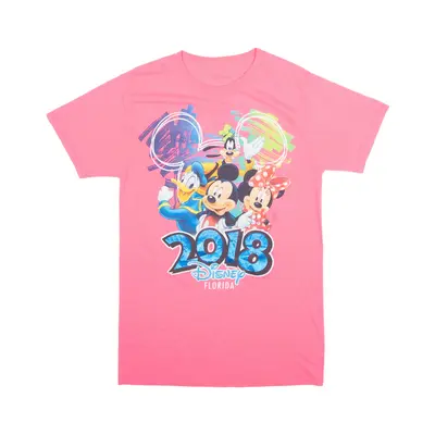 DISNEY Mickey and the Gang T-Shirt Pink Short Sleeve Womens S