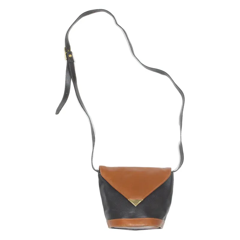 Womens Crossbody Bag Black Leather Faux Leather