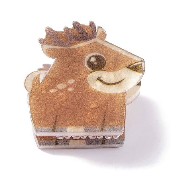Cute Mini Animal Acrylic Claw Hair Clips