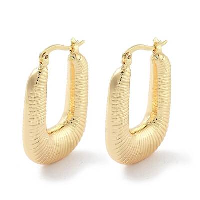 Brass Hoop Earrings