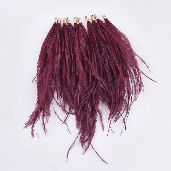 Ostrich Feather Tassel Big Pendant Decorations