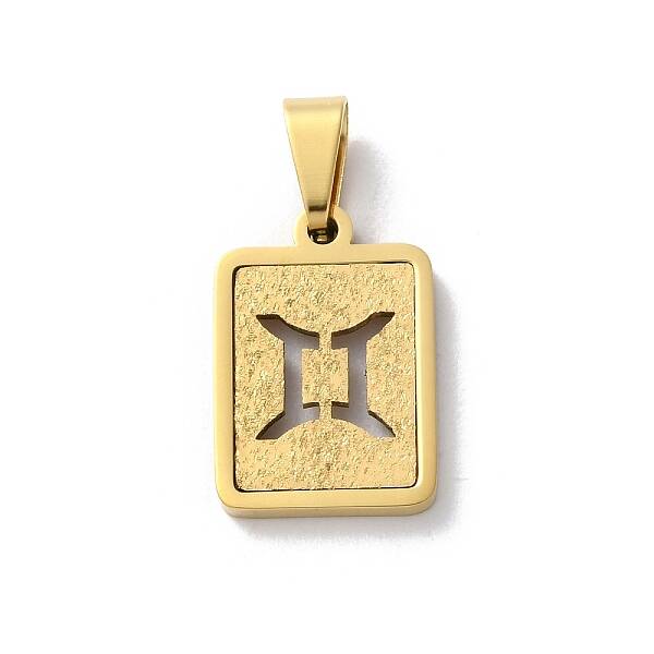 304 Stainless Steel Twelve Constellations Pendants