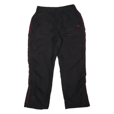 CHAMPION Track Pants Black Straight Womens L W30 L28