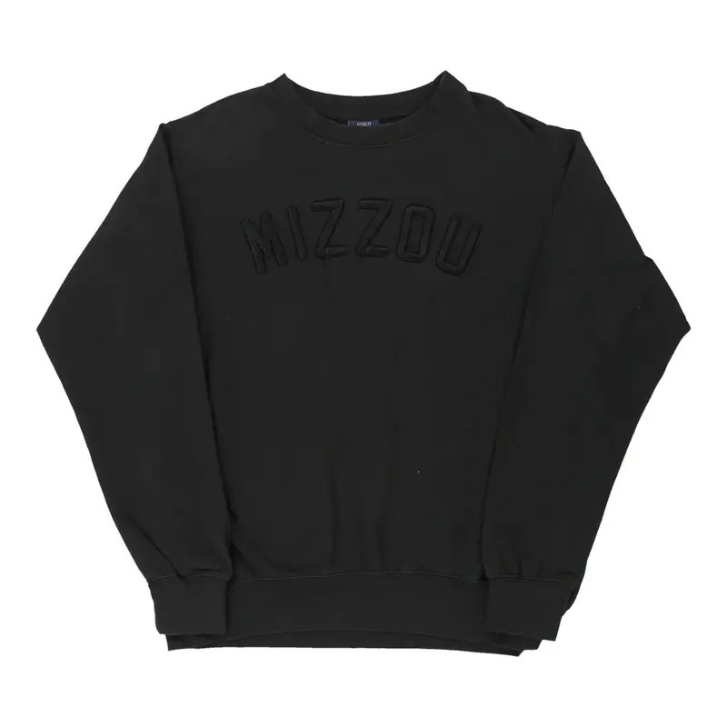 Mizzou Mv Sport College Sweatshirt - Medium Black Cotton Blend